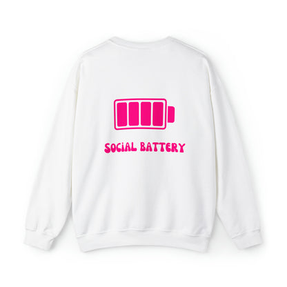 Social Battery sweatshirt